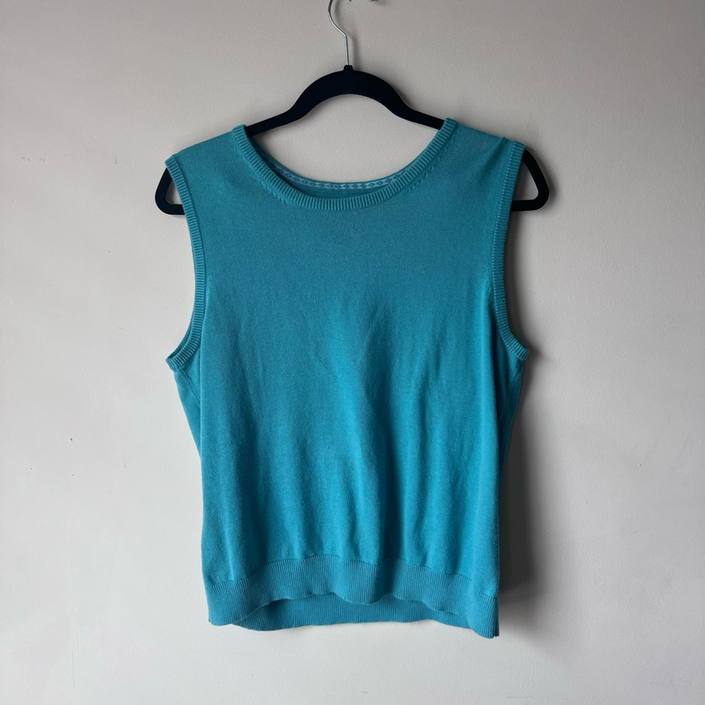 Turquoise Sweater Vest